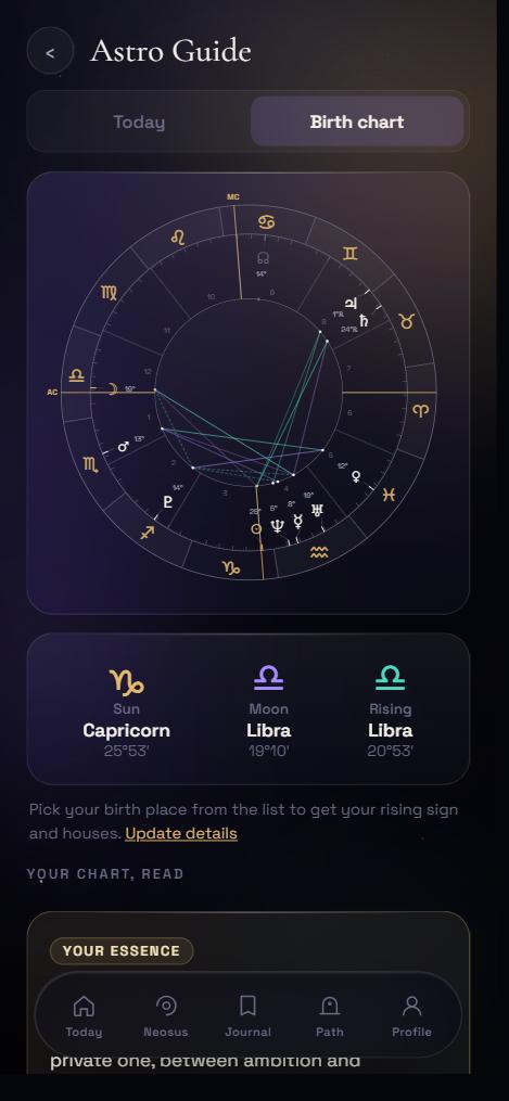 Birth chart